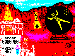 Buffalo Bill's Wild West Show screenshot 3 for ZX Spectrum